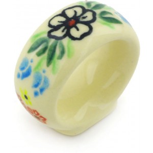 Polmedia Polish Pottery Stoneware Napkin Ring PMDA1063